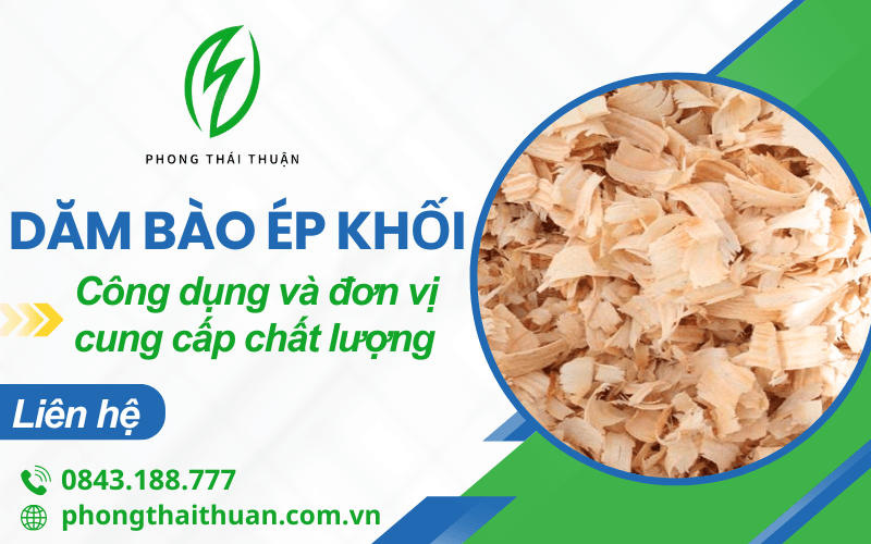 dăm bào ép khối