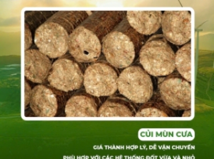 Củi Mùn Cưa D90 - Nhiên Liệu Sinh Khối Ổn Định Giá, Hiệu Quả Cao Cho Doanh Nghiệp