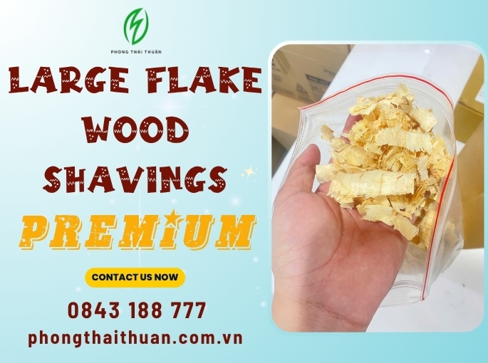 Large Flake Wood Shavings – Premium: A High-Quality Bedding Solution for Equine and Pet Care